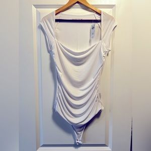 Abercrombie & Fitch Slinky White Bodysuit